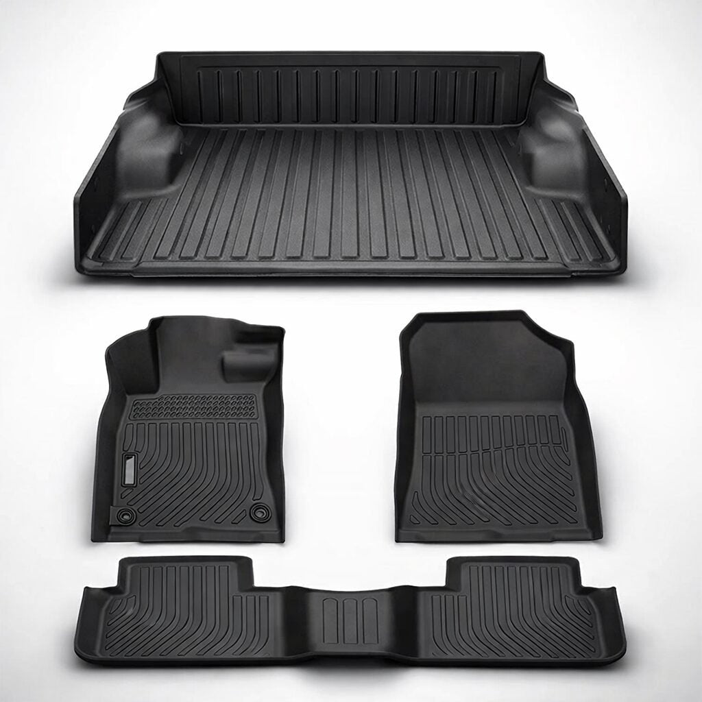 Alfombrillas 3D tipo bandeja para pick-up, a medida, con protección de caja opcional, vista 2