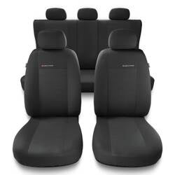 Fundas de asiento para Fiat Panda II-III desde 2003, juego completo